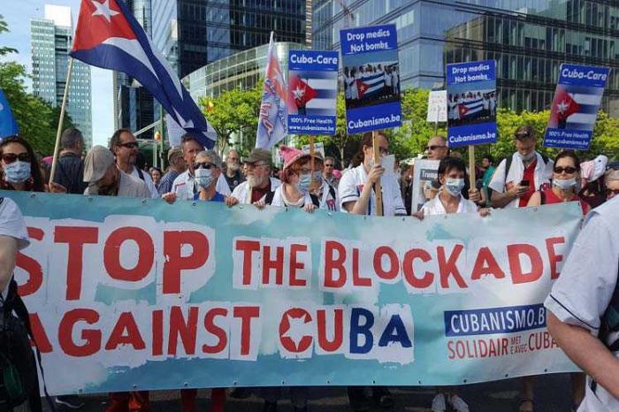 Cuba reconoce acciones mundiales para exigir fin el bloqueo de EE. UU.
