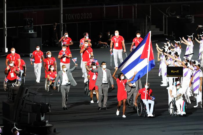 Abrió la fiesta paralímpica, con Cuba presente