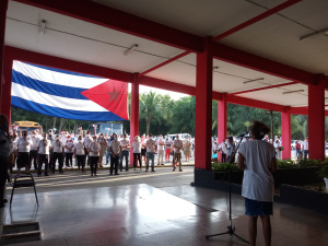 Palabgras de Yaima Aguilera