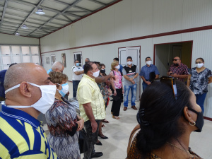 DIRECTIVOS DEL MINDUS, OSDE, JEFA ONDI Y SECRETARIO DEL SNTI