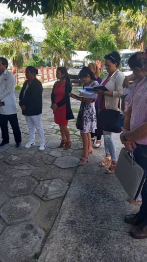 Recibimiento a los Diputados