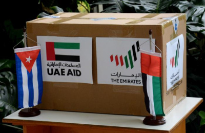 Emiratos Árabes Unidos dona a Cuba suministros médicos para la lucha contra la Covid-19
