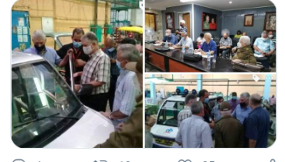 Recorrido a las Industrias como parte de la visita gubernamental a Villa Clara