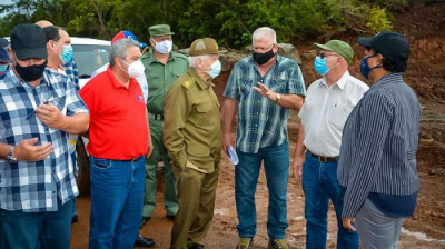 Constató Ramiro Valdés marcha de programas hidráulico-productivos en Holguín