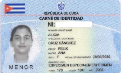 Circulará nuevo formato de la Tarjeta de Menor en Cuba