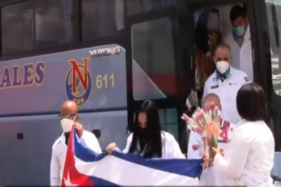 Honrada por el deber solidario, Cuba sigue llegando desde México