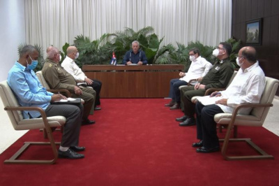 Sostuvo Díaz-Canel conversación telefónica con el Secretario General del Partido Comunista de Vietnam Nguyen Phu Trong