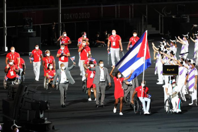 Abrió la fiesta paralímpica, con Cuba presente