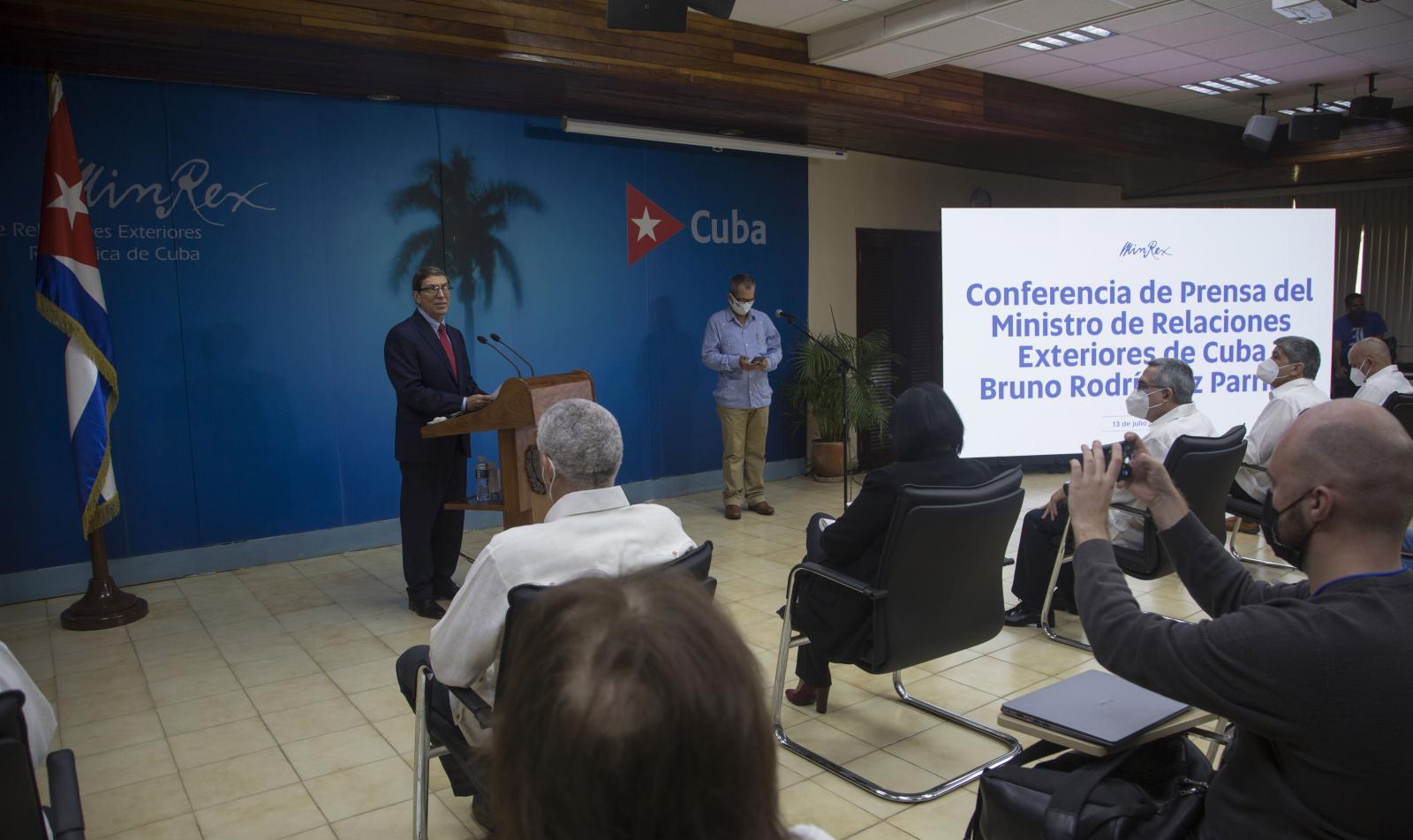 Conferencia de Prensa del Cancillar Bruno Rodríguez