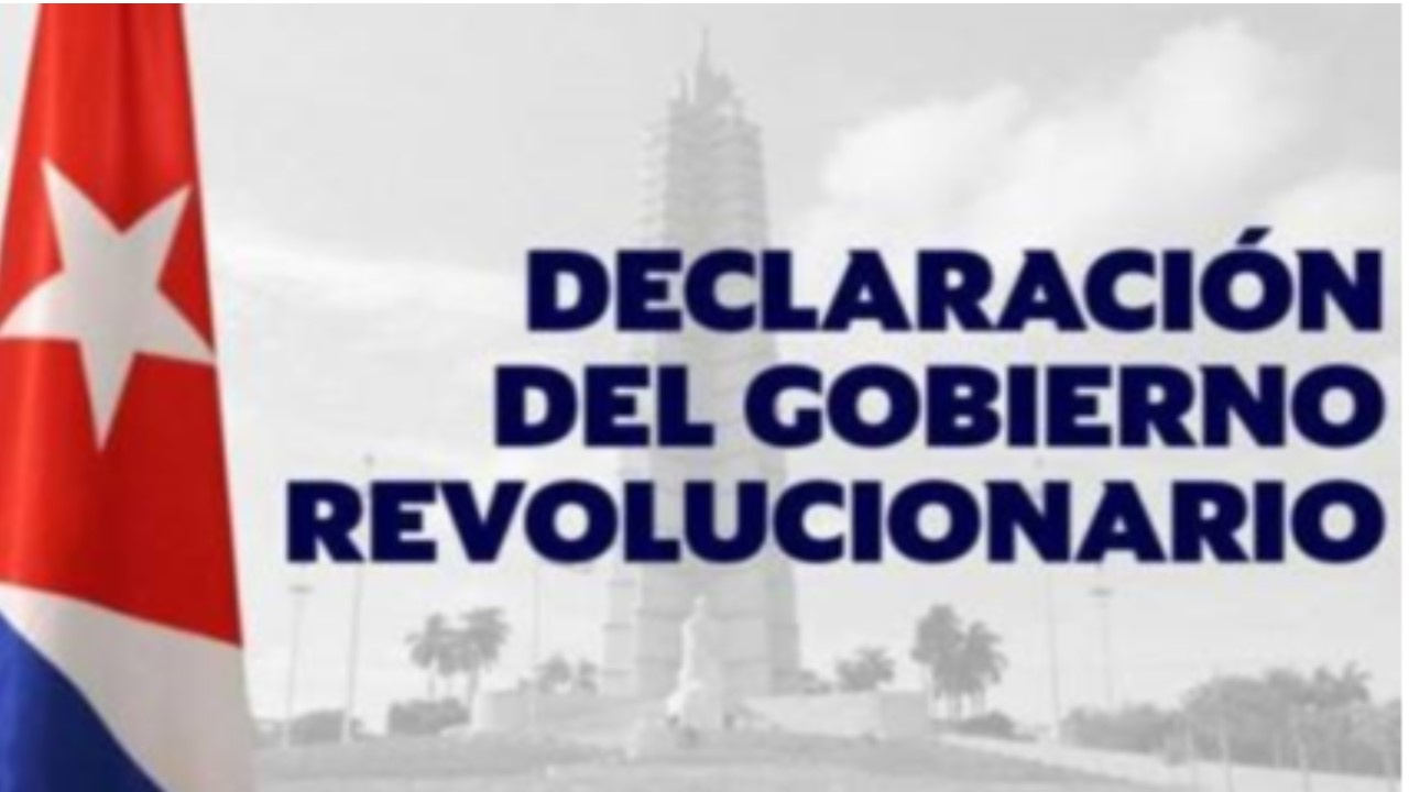 Declaración del Gobierno Revolucionario 20 de Mayo 2026